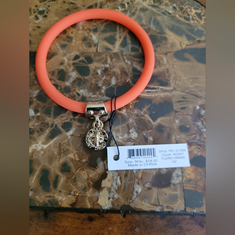 Marc Jacobs Orange Bracelet with Gold Charm - Picture 3 of 4